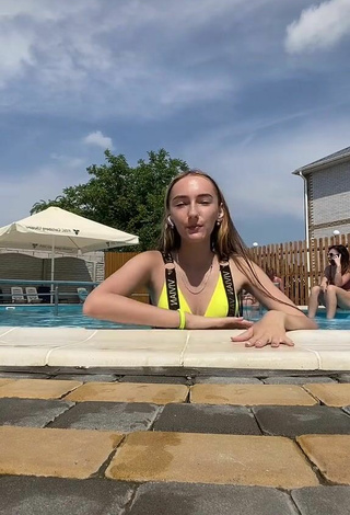 4. Sexy Kristina in Bikini at the Pool
