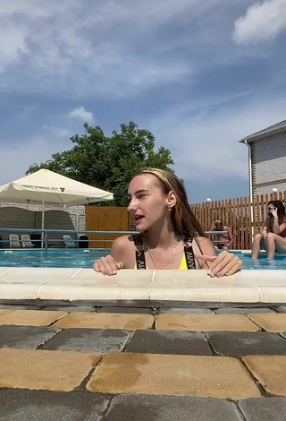6. Sexy Kristina in Bikini at the Pool
