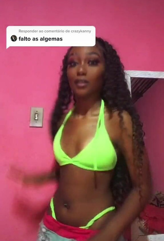 3. Laiane Rodrigues Shows Cleavage in Sexy Bikini Top