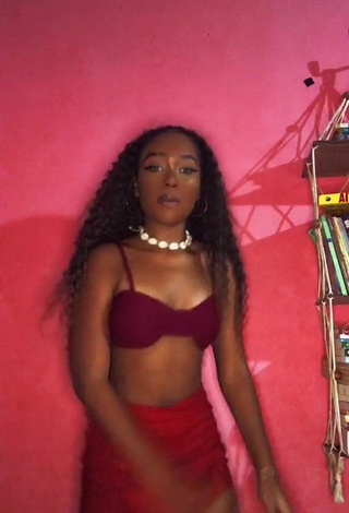 2. Sensual Laiane Rodrigues in Red Bikini Top