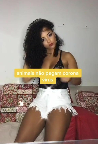 3. Cute Ziane Martins Shows Cleavage in Top and Bouncing Boobs