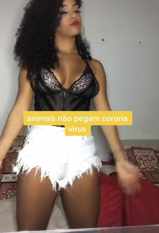 4. Cute Ziane Martins Shows Cleavage in Top and Bouncing Boobs