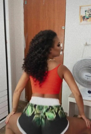 5. Sweet Ziane Martins Shows Cleavage in Cute Red Bikini Top and Bouncing Boobs while Twerking