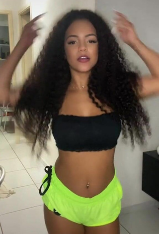 Hot Ziane Martins in Black Tube Top and Bouncing Boobs