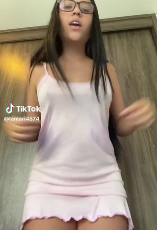 3. Cute lamari4574 Shows Nipples without Bra and Bouncing Tits