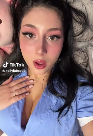 28. Sexy xoliviabaeee in Red Panties while Leg Spread