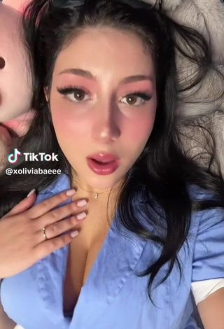 31. Sexy xoliviabaeee in Red Panties while Leg Spread
