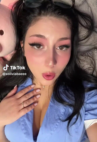 36. Sexy xoliviabaeee in Red Panties while Leg Spread