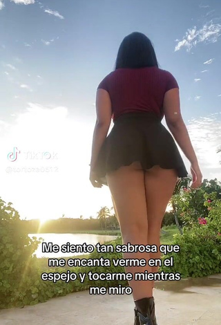 2. Sexy Breisi Tortoza in Black Skirt