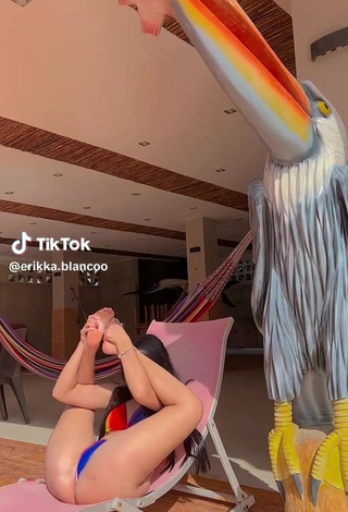 2. Hot Erika Blanco II Shows Butt while Leg Spread