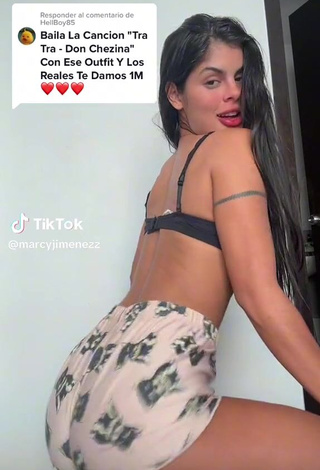 1. Sexy Marcy Jimenez in Black Bra while Twerking
