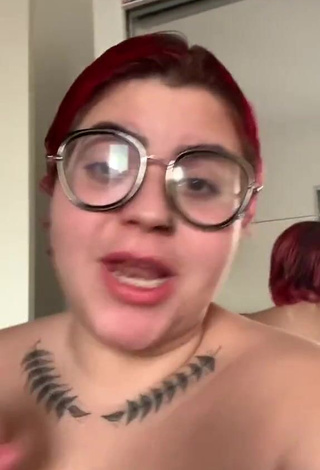 5. Sexy Alexia Tamira Shows Cleavage in Red Lingerie