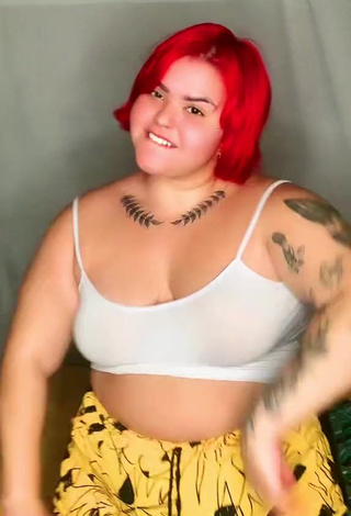 3. Cute Alexia Tamira Shows Nipples without Brassiere and Bouncing Tits