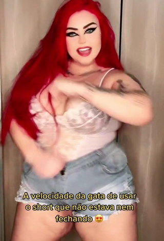 2. Sexy Alexia Tamira Shows Cleavage in Bodysuit