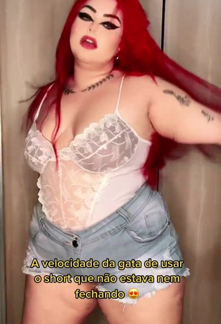 3. Sexy Alexia Tamira Shows Cleavage in Bodysuit