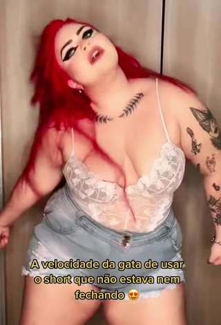 4. Sexy Alexia Tamira Shows Cleavage in Bodysuit