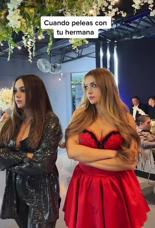 5. Cute Ama Blitz Shows Cleavage