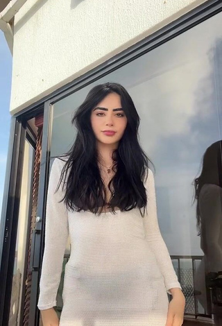 2. Sexy Amaranta Venegas in White Dress