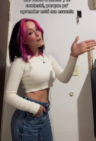 3. Sexy Babi Martinez in White Crop Top