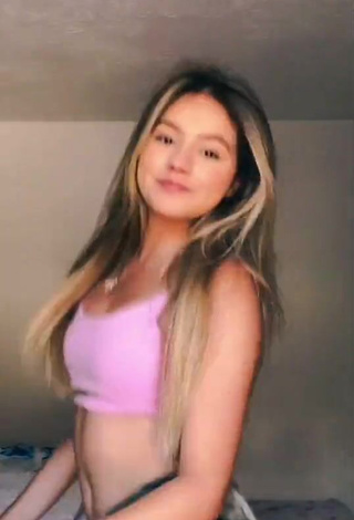 5. bela Looks Hot in Pink Crop Top