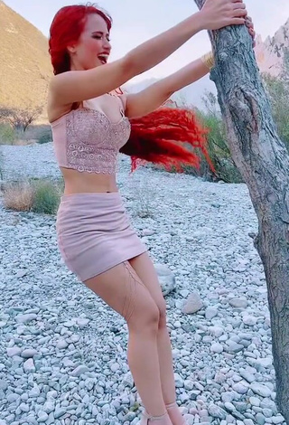 3. Bella Dueñas Shows Cleavage in Inviting Crop Top