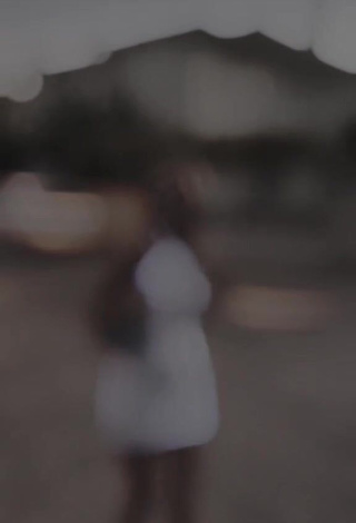 Sexy Cemre Solmaz in White Dress