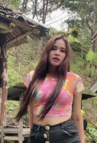 5. Amazing Christian Mae in Hot Crop Top