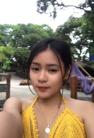 Eya Borja is Showing Sweetie Cleavage