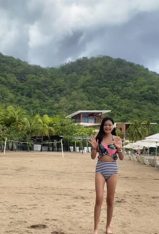2. Cute Eya Borja Shows Cleavage in Swimsuit