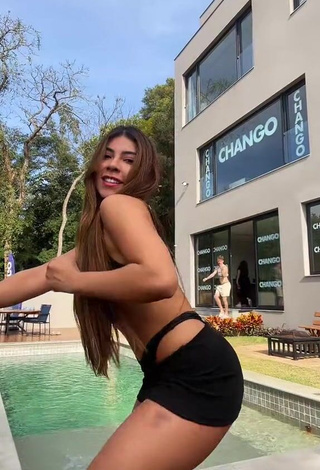 5. Ingrid Ohara in Erotic Black Crop Top