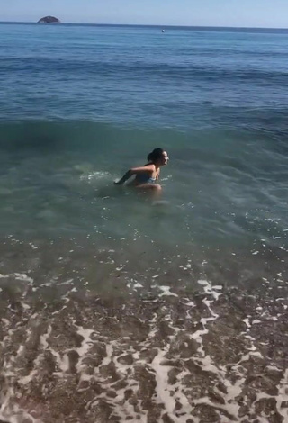 3. Sweet Laura Rodero in Cute Bikini at the Beach