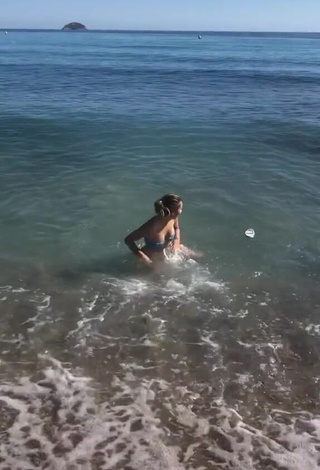 5. Sweet Laura Rodero in Cute Bikini at the Beach