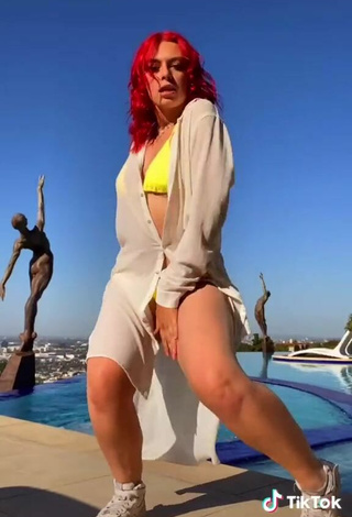 3. Sexy Lexi Nitz in Yellow Bikini at the Pool