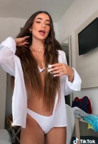 3. Lola Moreno Marco in Sexy White Bikini