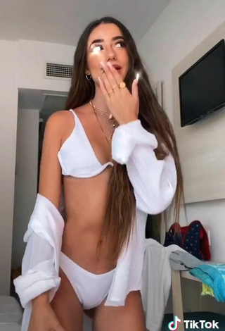 4. Lola Moreno Marco in Sexy White Bikini