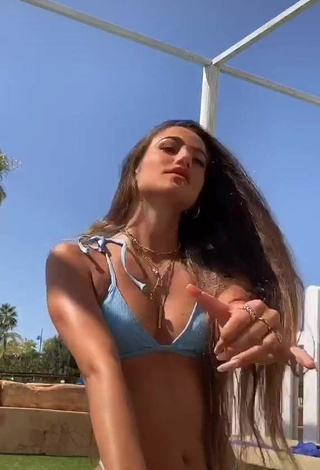 2. Sexy Lola Moreno Marco in Blue Bikini