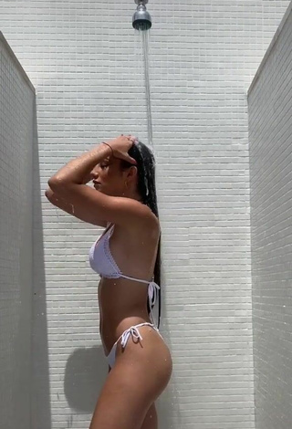 2. Hot Lola Moreno Marco in White Bikini