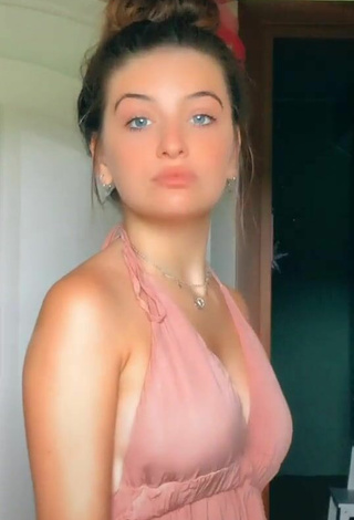 Sweetie Marta Losito in Pink Dress