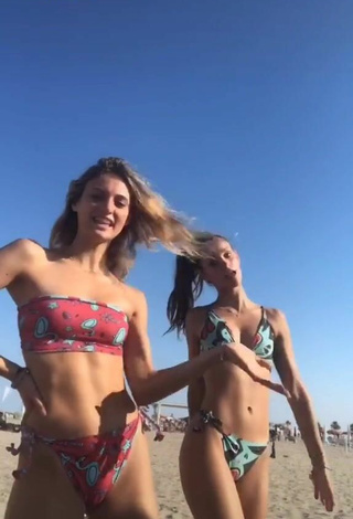3. Amazing Arianna & Aurora in Hot Bikini at the Beach
