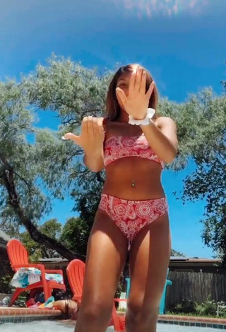 2. Hot Meagan Garcia in Bikini at the Swimming Pool