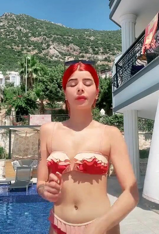 Amazing Merve Yalçın in Hot Bikini at the Pool