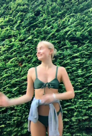 4. Sexy Mia Ruby in Green Bikini