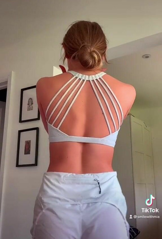 4. Sexy Mia Ruby in White Crop Top