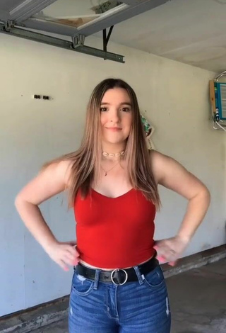 Sexy Jessica Erin in Red Top