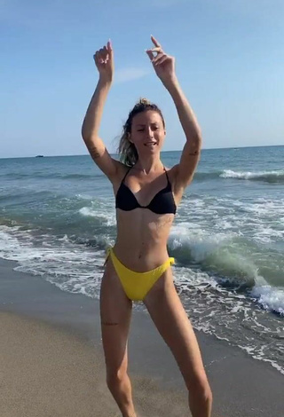 5. Sweetie Martina Picardi in Black Bikini Top at the Beach