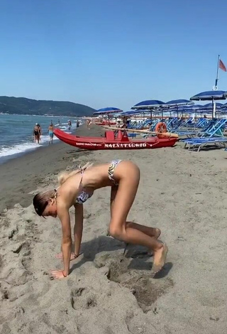 2. Cute Martina Picardi in Bikini at the Beach