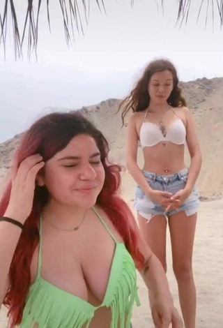 1. Hot Rafaela Riboty in Bikini Top at the Beach
