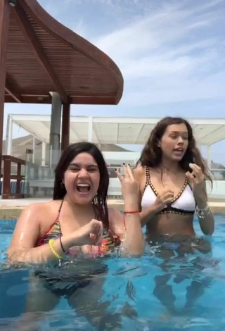 5. Sexy Rafaela Riboty in Bikini Top at the Swimming Pool