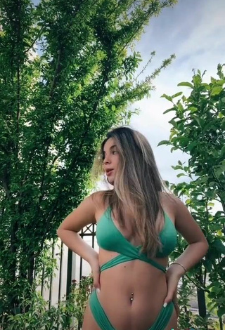 3. Sweetie Roni Sorol in Green Bikini