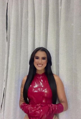 2. Hottest Jenny Camacho in Red Bodysuit